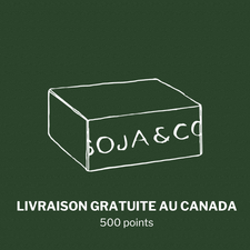 Livraison gratuite au Canada SOJA&CO.