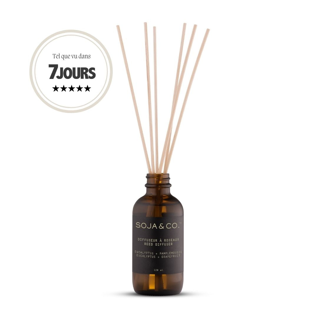 Diffuseur à roseaux | Eucalyptus + Pamplemousse - SOJA&CO. ™