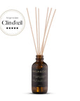 Diffuseur à roseaux SOJA&CO., au parfum lavande, bois de santal et vanille, pot ambré réutilisable