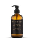 Savon à mains écologique et naturel SOJA&CO. au parfum Melon + Air Salin - contenant ambré réutilisable