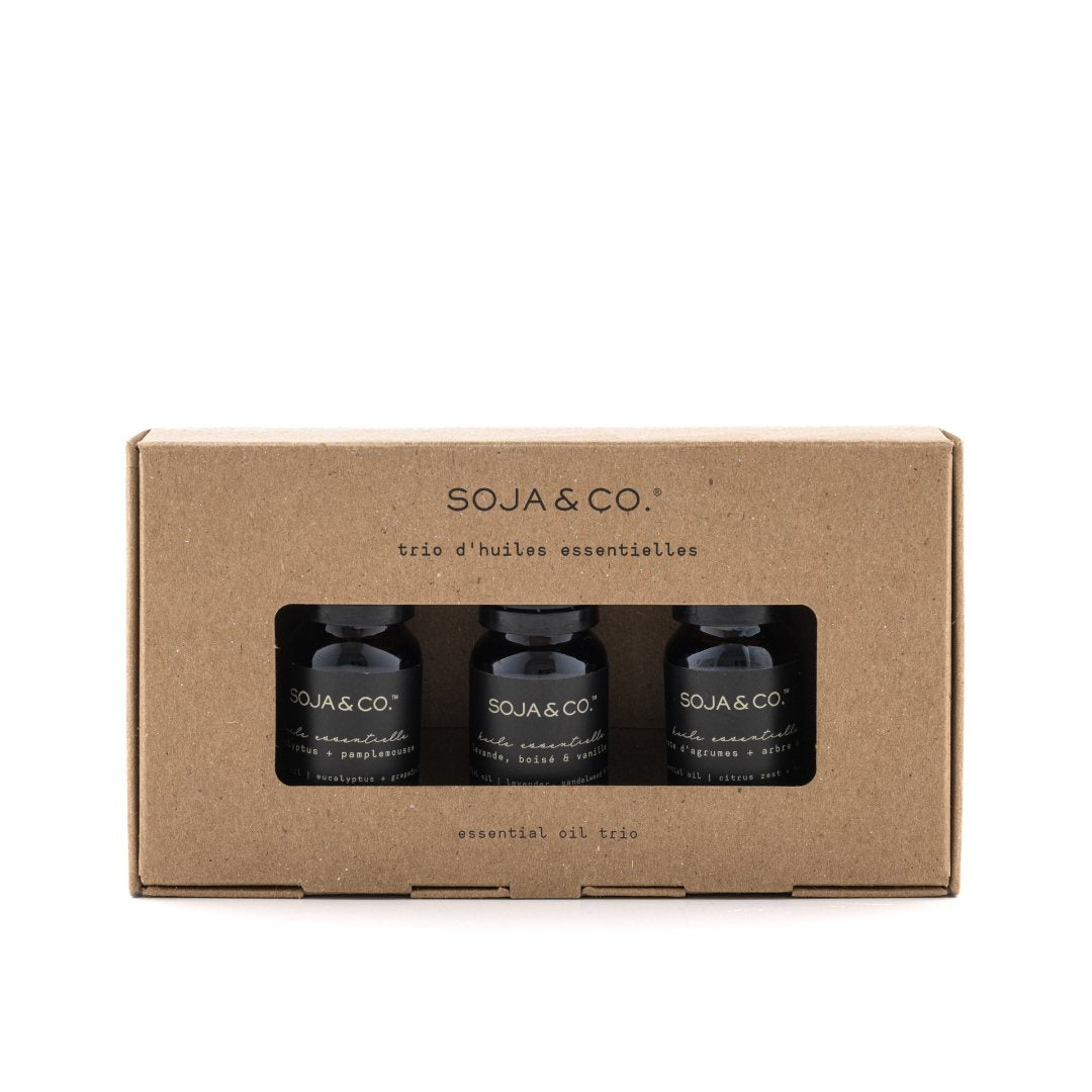 Coffret trio d’huiles essentielles SOJA&CO.