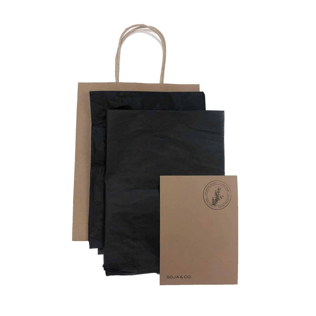 Emballage cadeau en carton SOJA&CO.