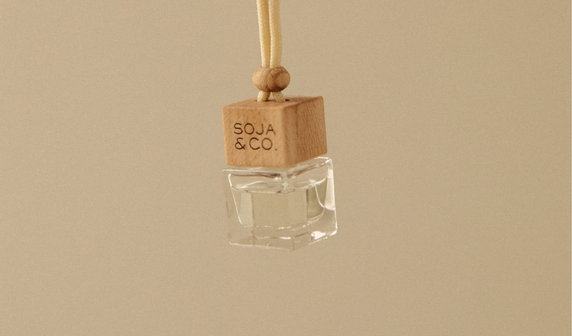 Diffuseur pour voiture SOJA&CO., contenant de vitre