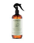 Chandelle de cire de soja naturelle SOJA&CO., au parfum guimauve et clémentine, pot ambré réutilisable