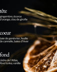 Bougie | Cèdre d'atlas + Orange épicée