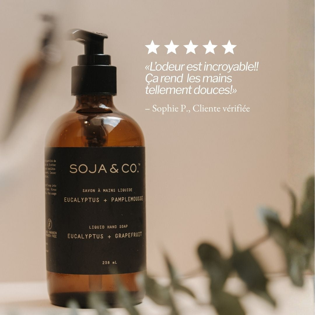 Liquid Hand Soap | Eucalyptus + Grapefruit | SOJA&CO.