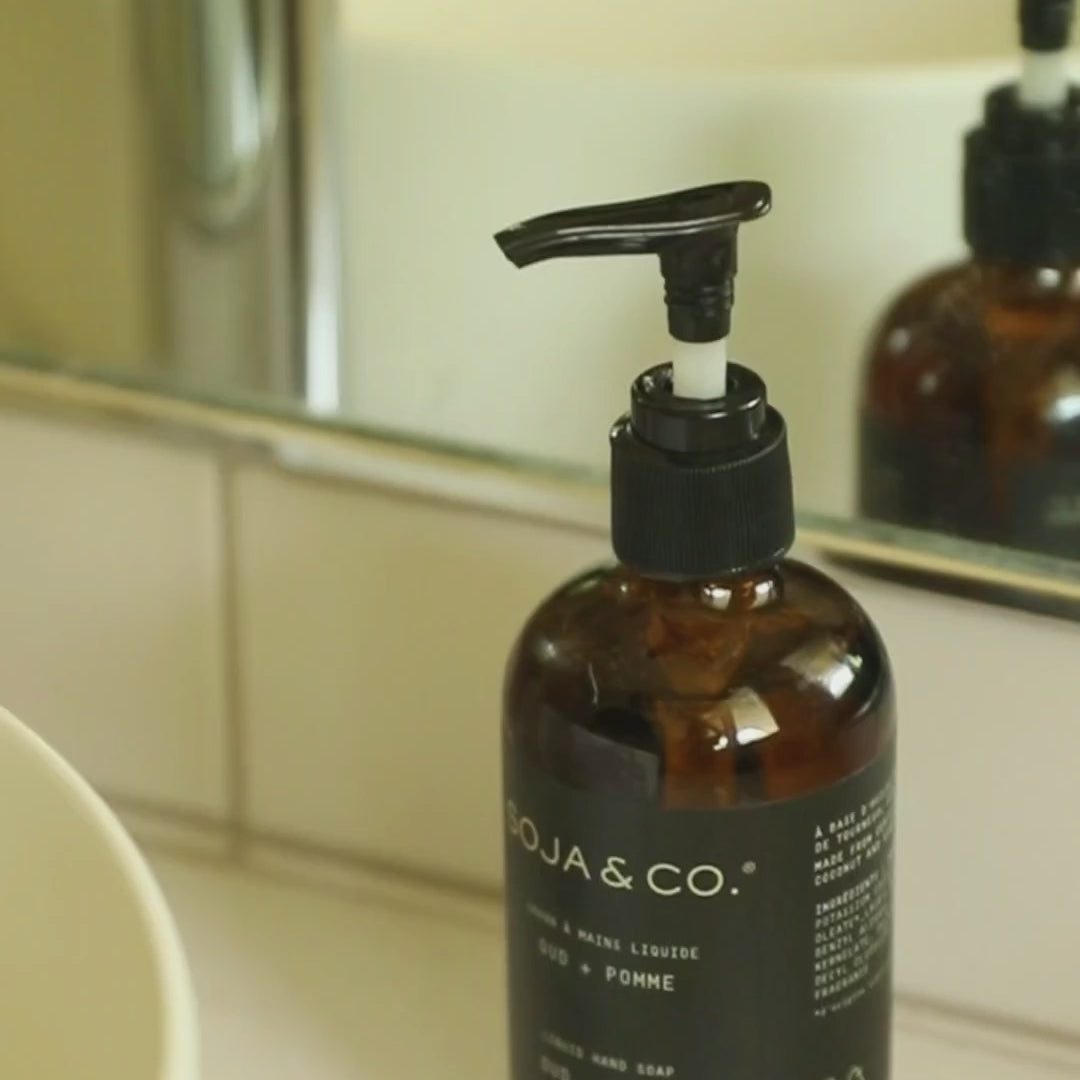 Video Savon a mains Oud + Pomme SOJA&CO.