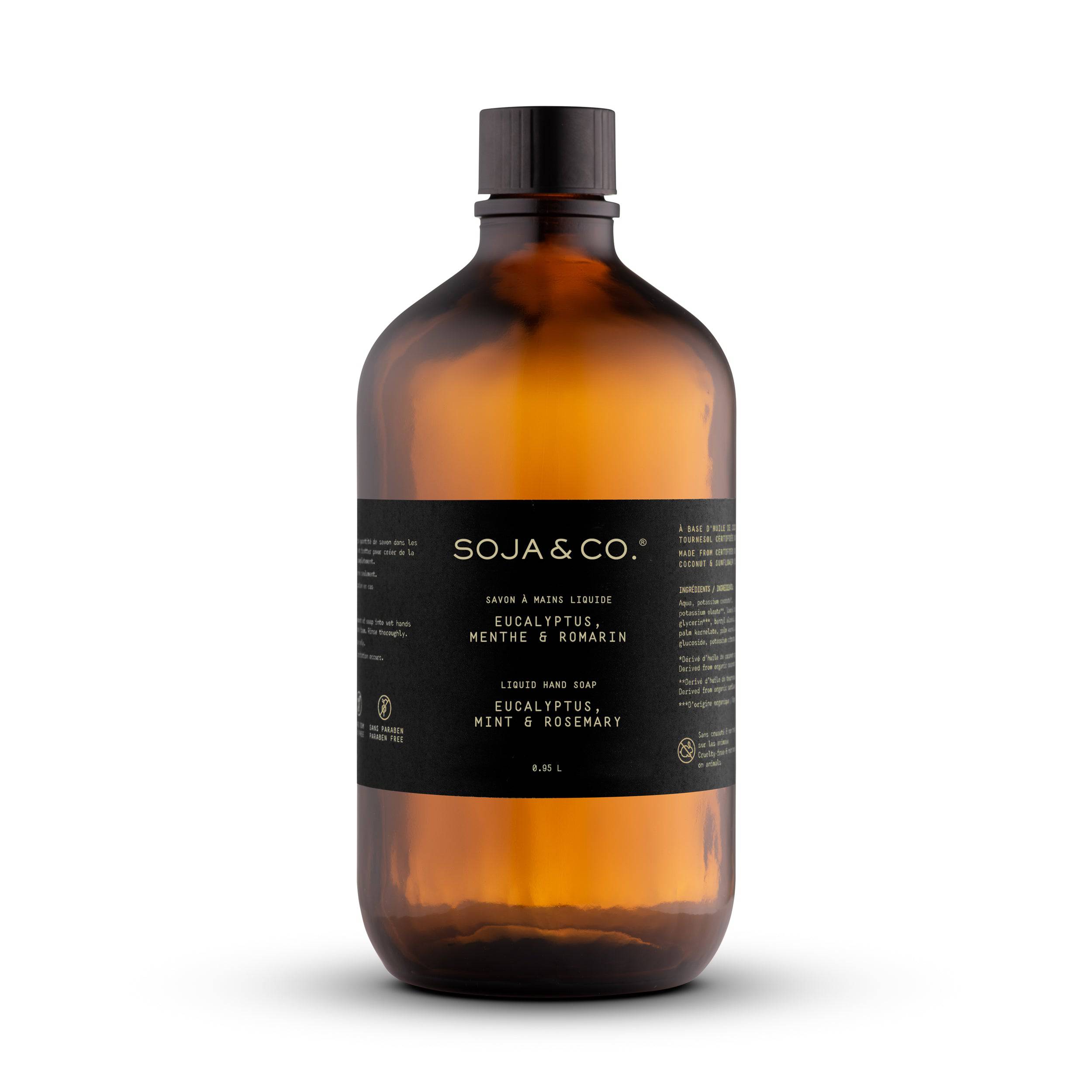 Savon à mains liquide | Eucalyptus, Menthe & Romarin - SOJA&CO. ™