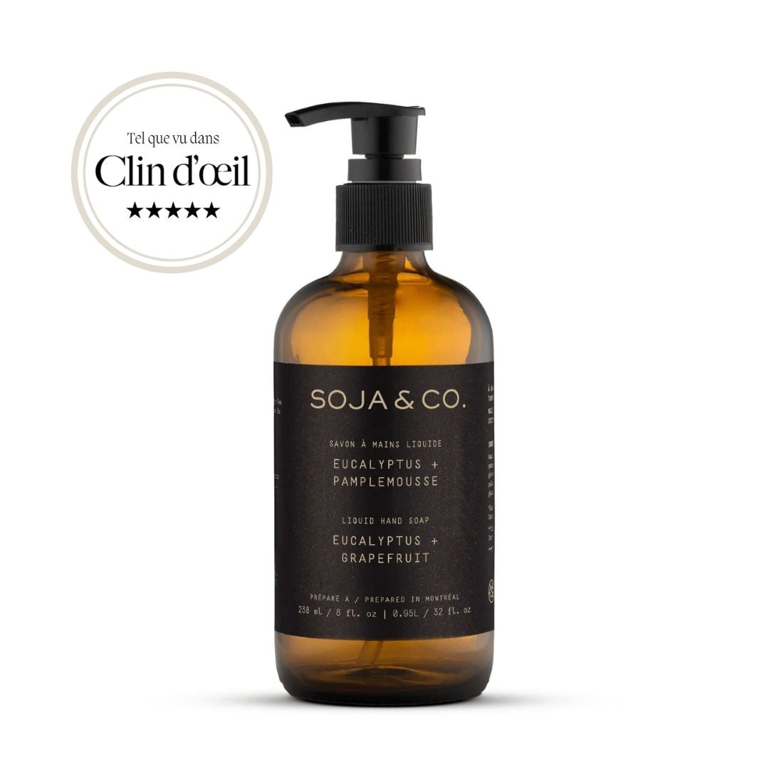 Liquid Hand Soap | Eucalyptus + Grapefruit | SOJA&CO.