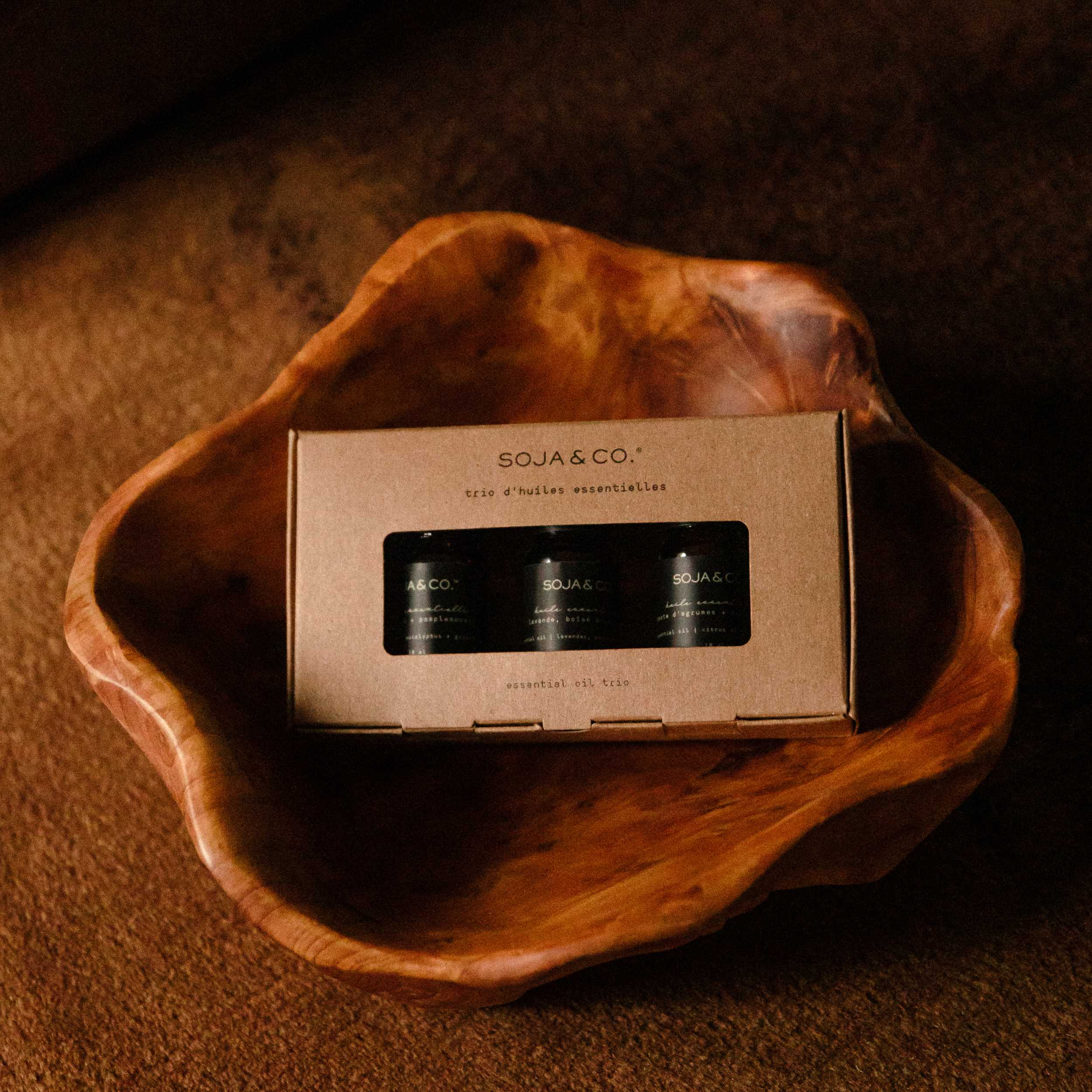 Coffret trio d’huiles essentielles SOJA&CO.