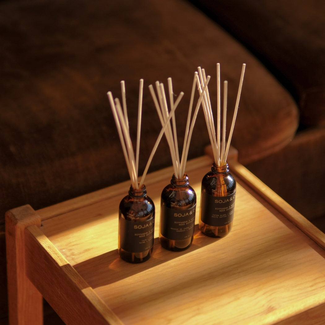 Collection diffuseurs à roseaux SOJA&CO.