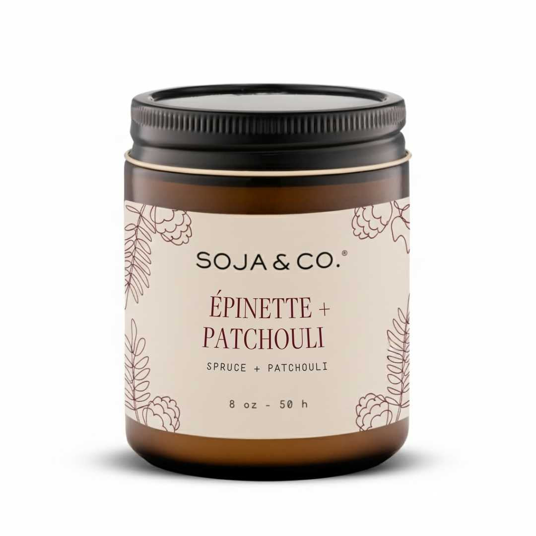 Bougie | Épinette + Patchouli - SOJA&CO.®