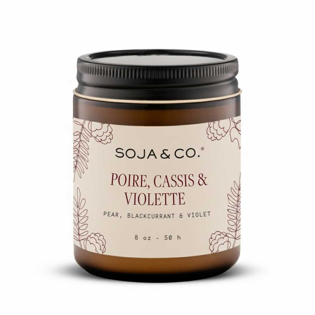 Bougie | Poire, Cassis & Violette - SOJA&CO.®