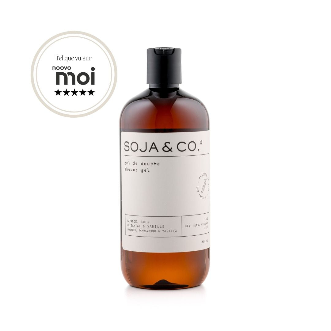 Gel de douche | Lavande, Bois de santal & Vanille - SOJA&CO. ™