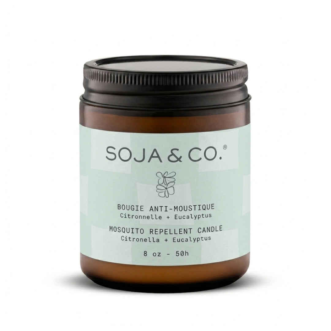 Bougie Citronnelle Eucalyptus 8 oz SOJA&CO.