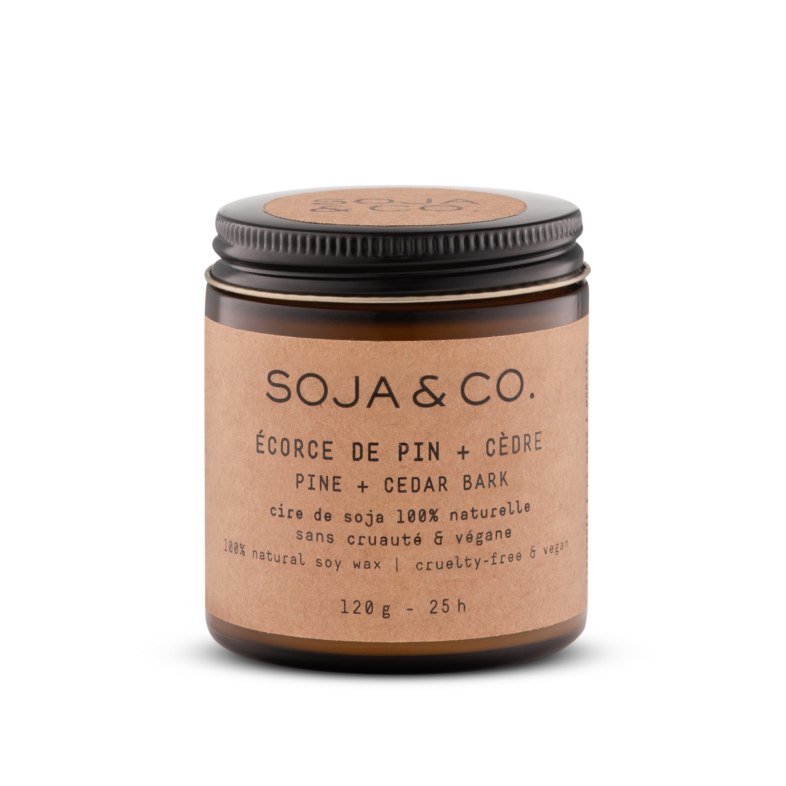 Démo bougie | Écorce de pin + Cèdre - SOJA&amp;CO. ™