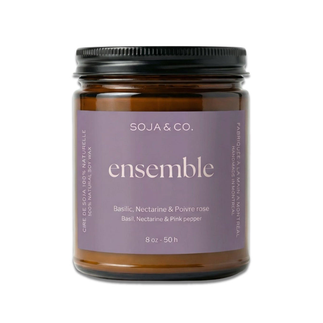 Bougie | Basilic, Nectarine & Poivre rose - SOJA&CO.®