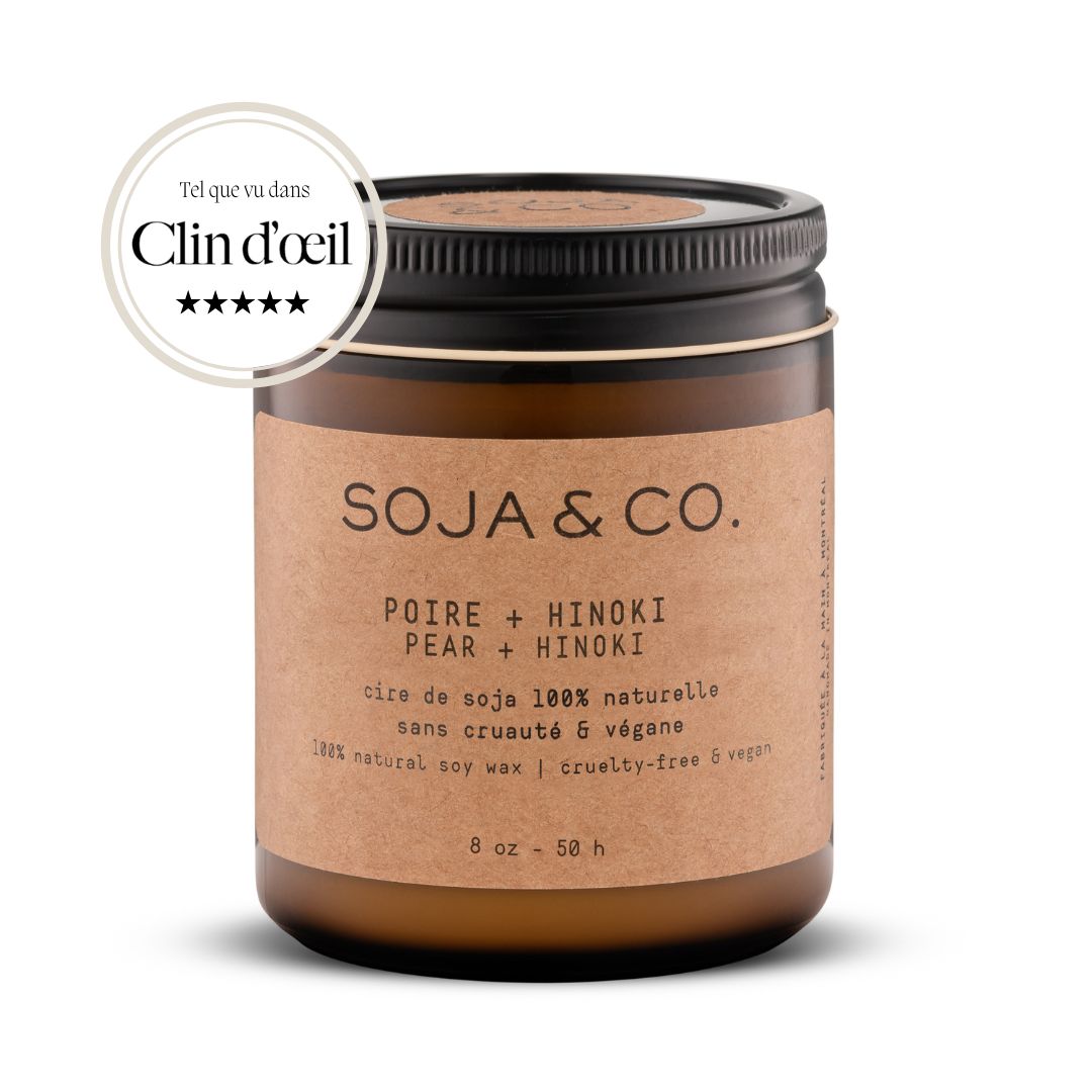 Bougie | Poire + Hinoki - SOJA&CO.®
