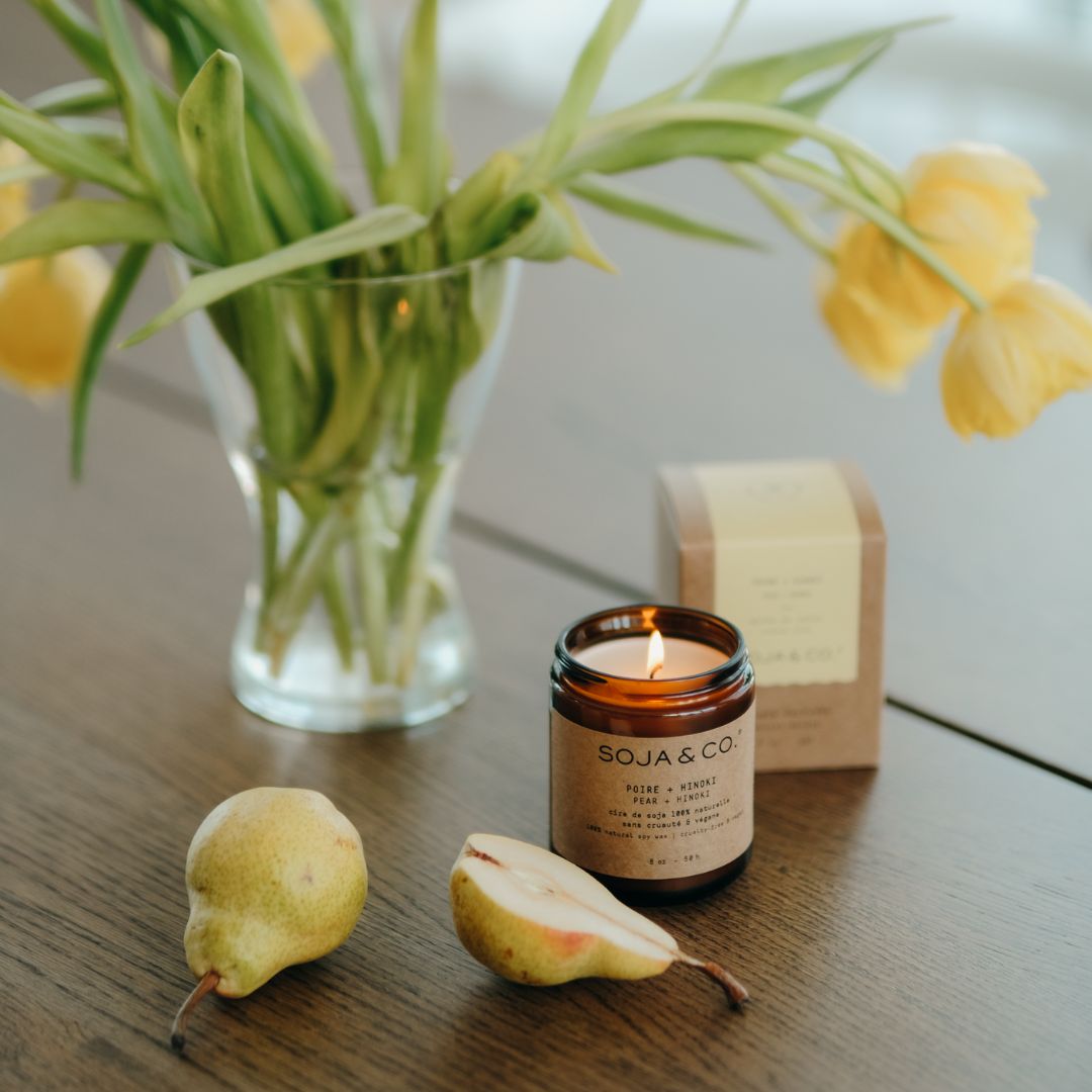 Bougie | Poire + Hinoki - SOJA&CO.®