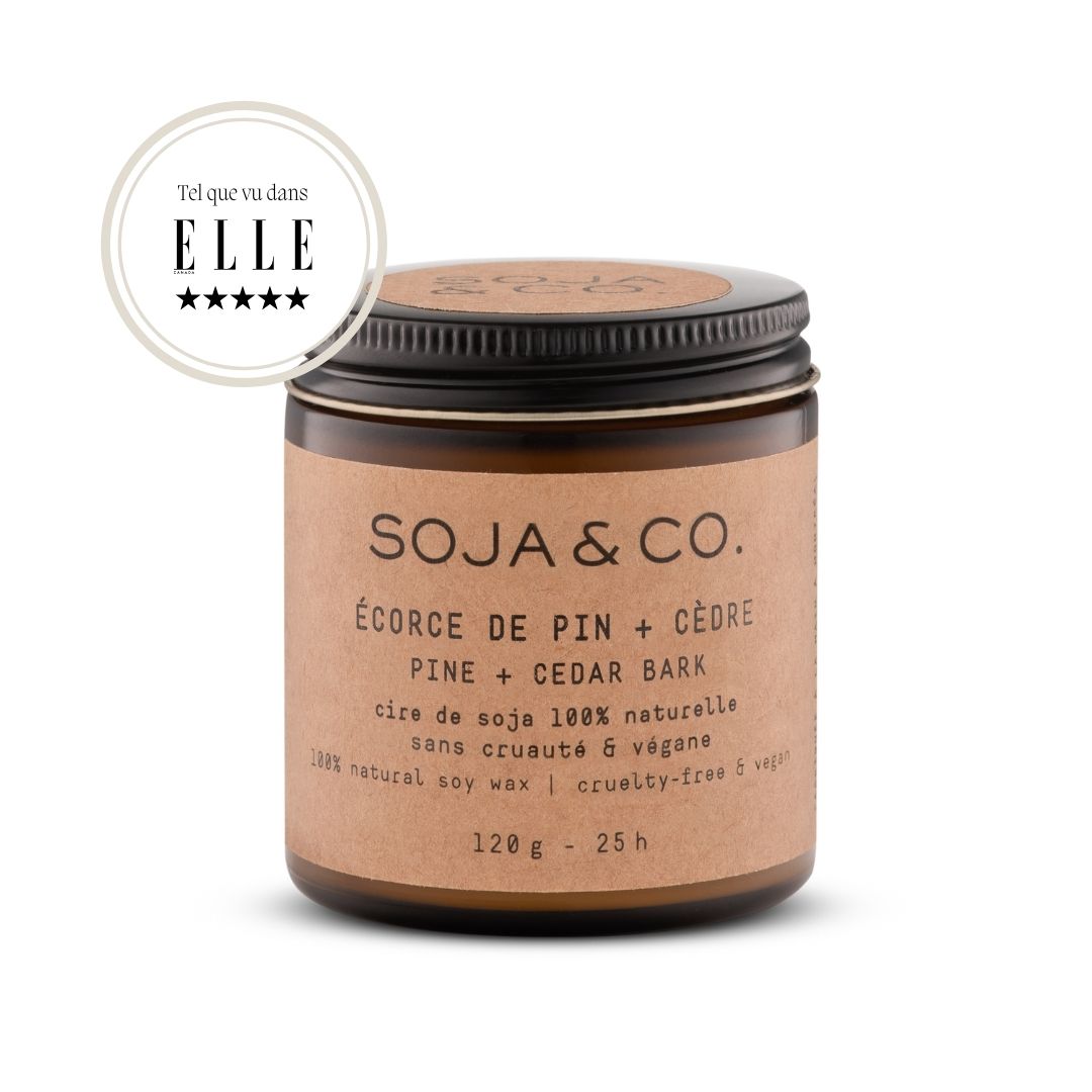 Bougie | Écorce de pin + Cèdre - SOJA&CO. ™