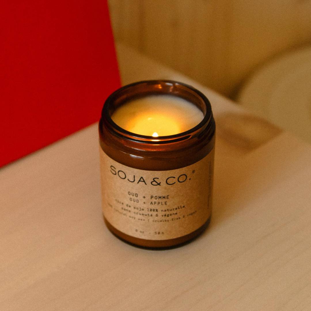 Bougie Oud + Pomme SOJA&amp;CO.