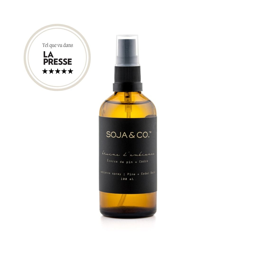 Bruine d'ambiance | Écorce de pin + Cèdre - SOJA&CO. ™