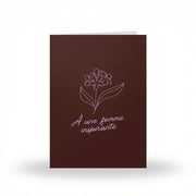 Carte de souhaits « À une femme inspirante » - SOJA&CO.®