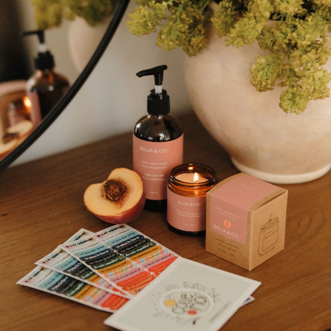 Savon à mains liquide | Pêche + Gingembre - SOJA&CO.
