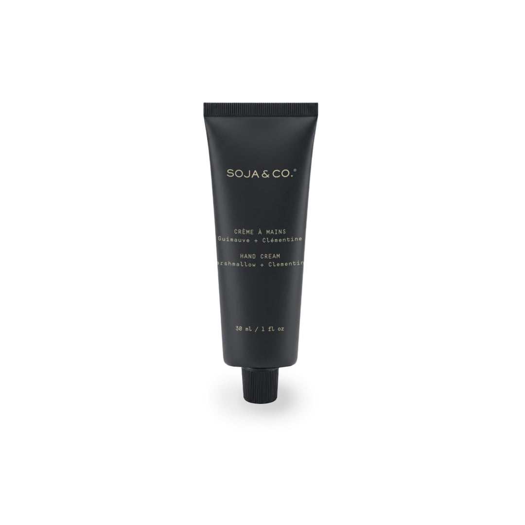 crème à mains 30 ml guimauve + clémentine SOJA&CO.