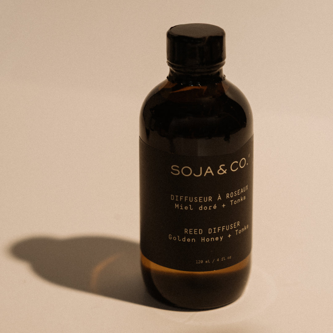 Diffuseur à roseaux 120 ml - Miel doré + Tonka - SOJA&amp;CO. Lifestyle 1