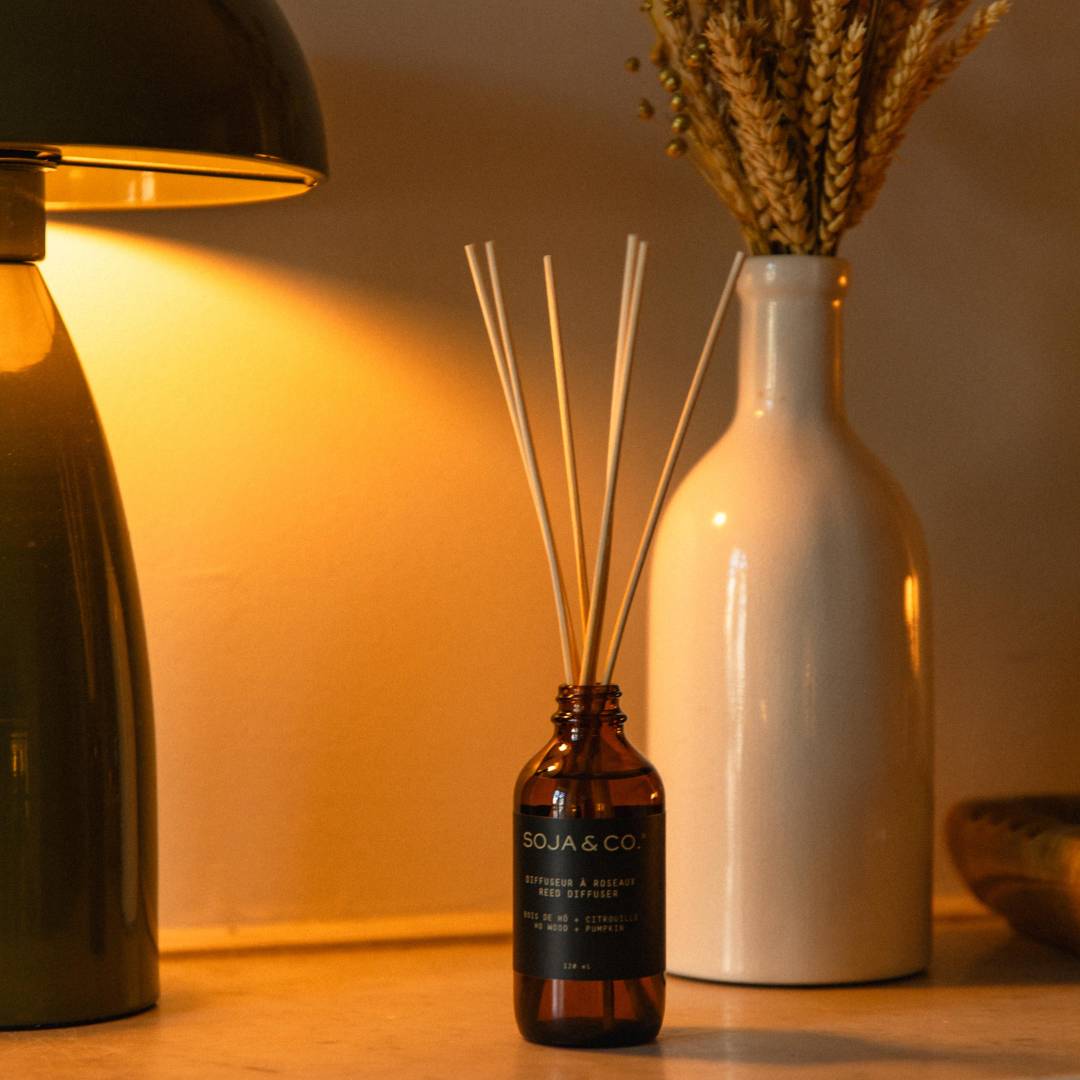 Diffuseur roseaux Bois de Hô Citrouille SOJA&amp;CO.