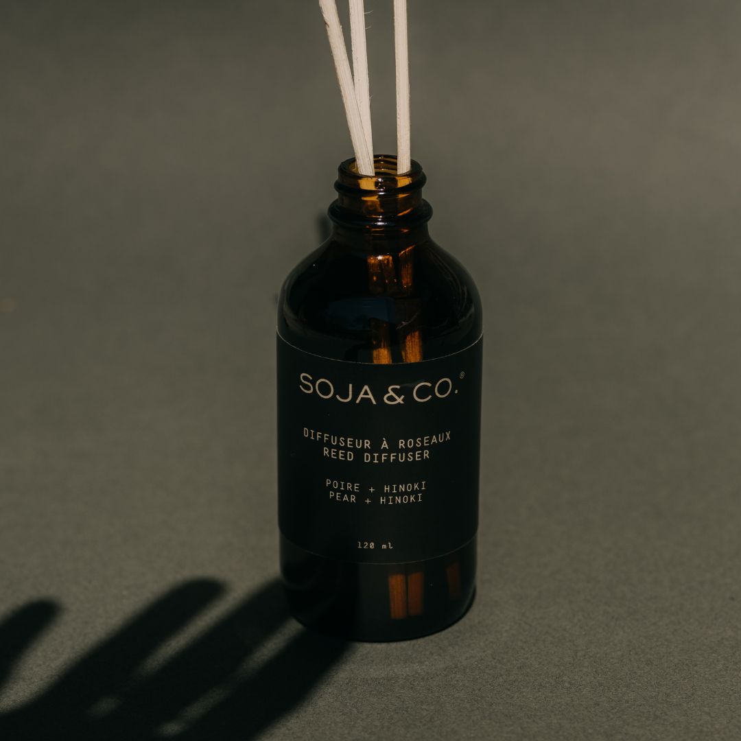 Diffuseur à roseaux | Poire + Hinoki - SOJA&CO.®