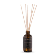 Diffuseur à roseaux SOJA&CO. ambre et chêne, contenant ambré réutilisable