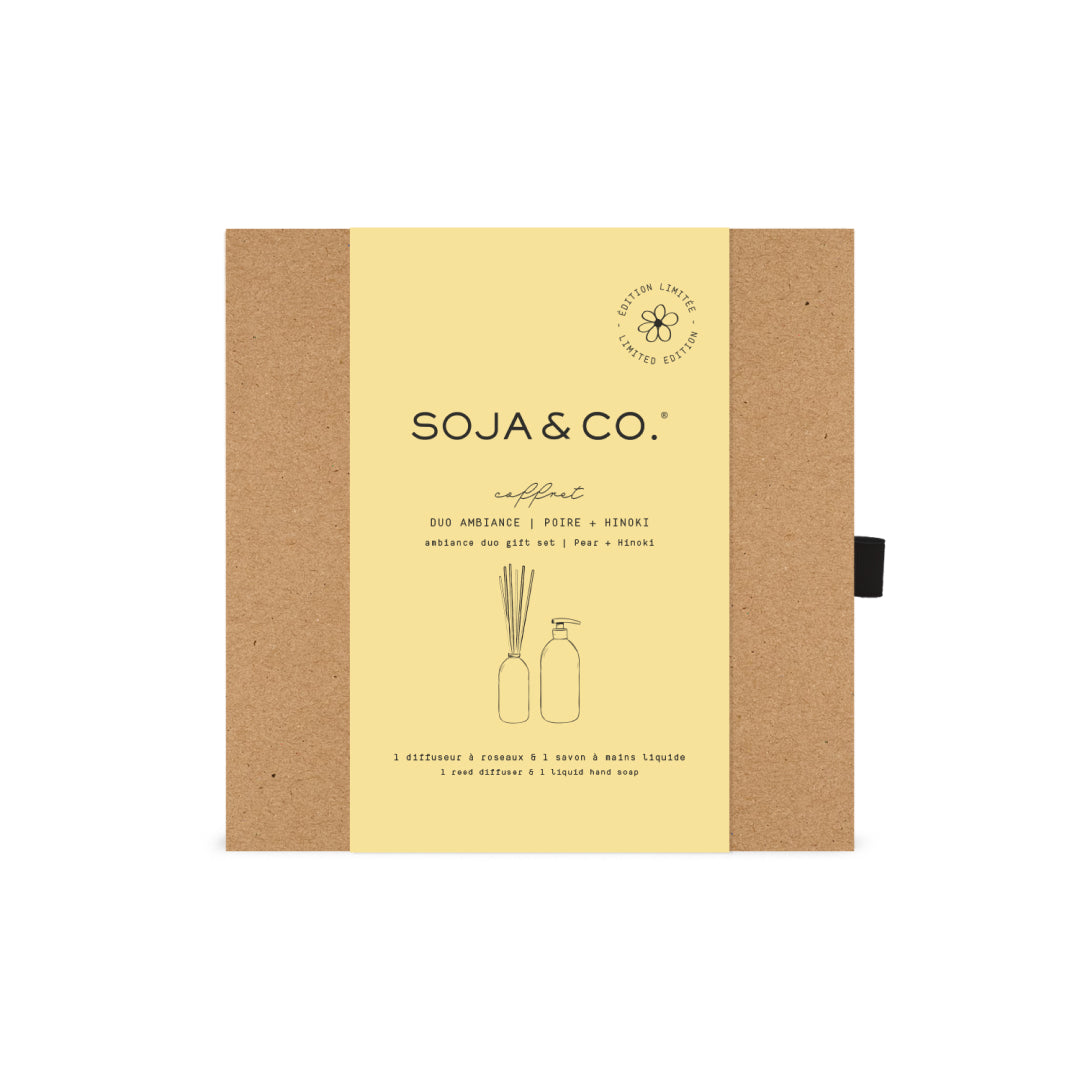 Duo ambiance | Poire + Hinoki - SOJA&CO.®