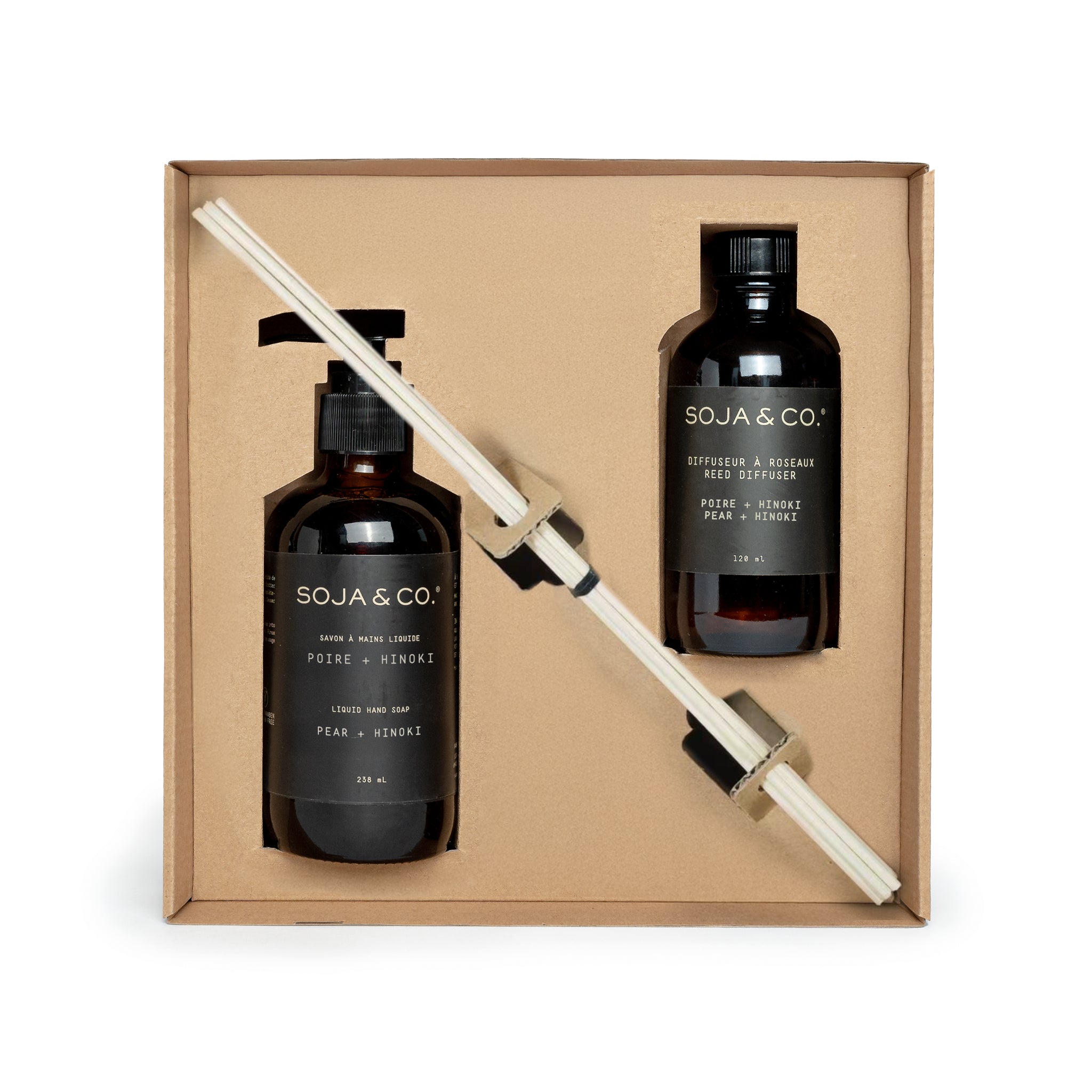 Duo ambiance | Poire + Hinoki - SOJA&CO.®