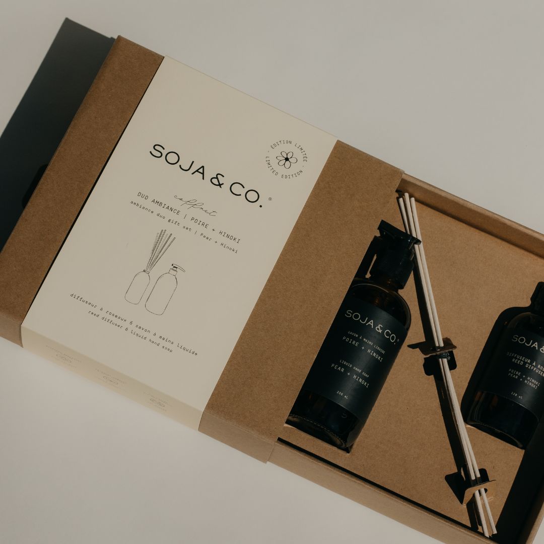 Duo ambiance | Poire + Hinoki - SOJA&CO.®