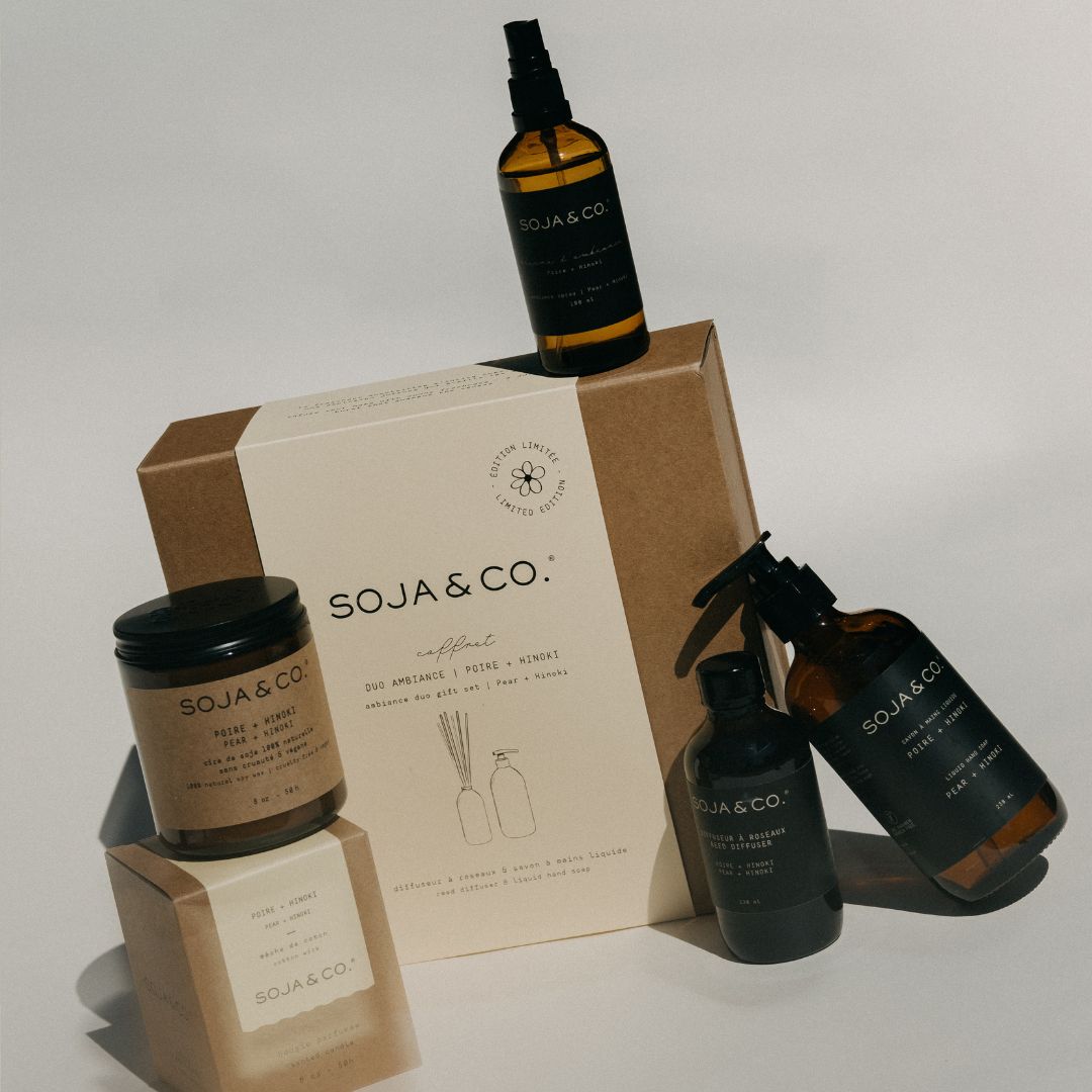 Duo ambiance | Poire + Hinoki - SOJA&CO.®