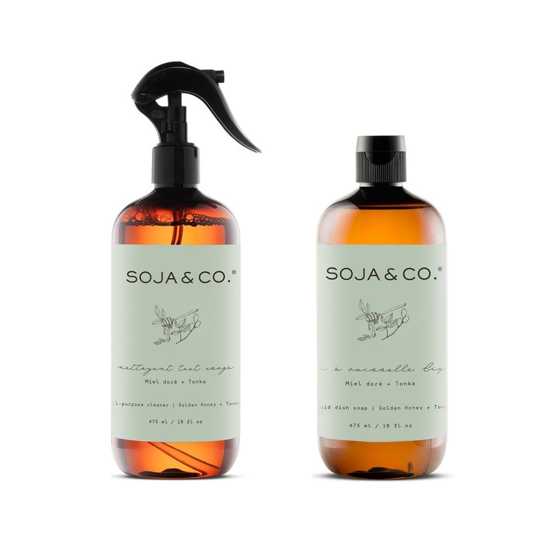Duo ménage | Miel doré + Tonka