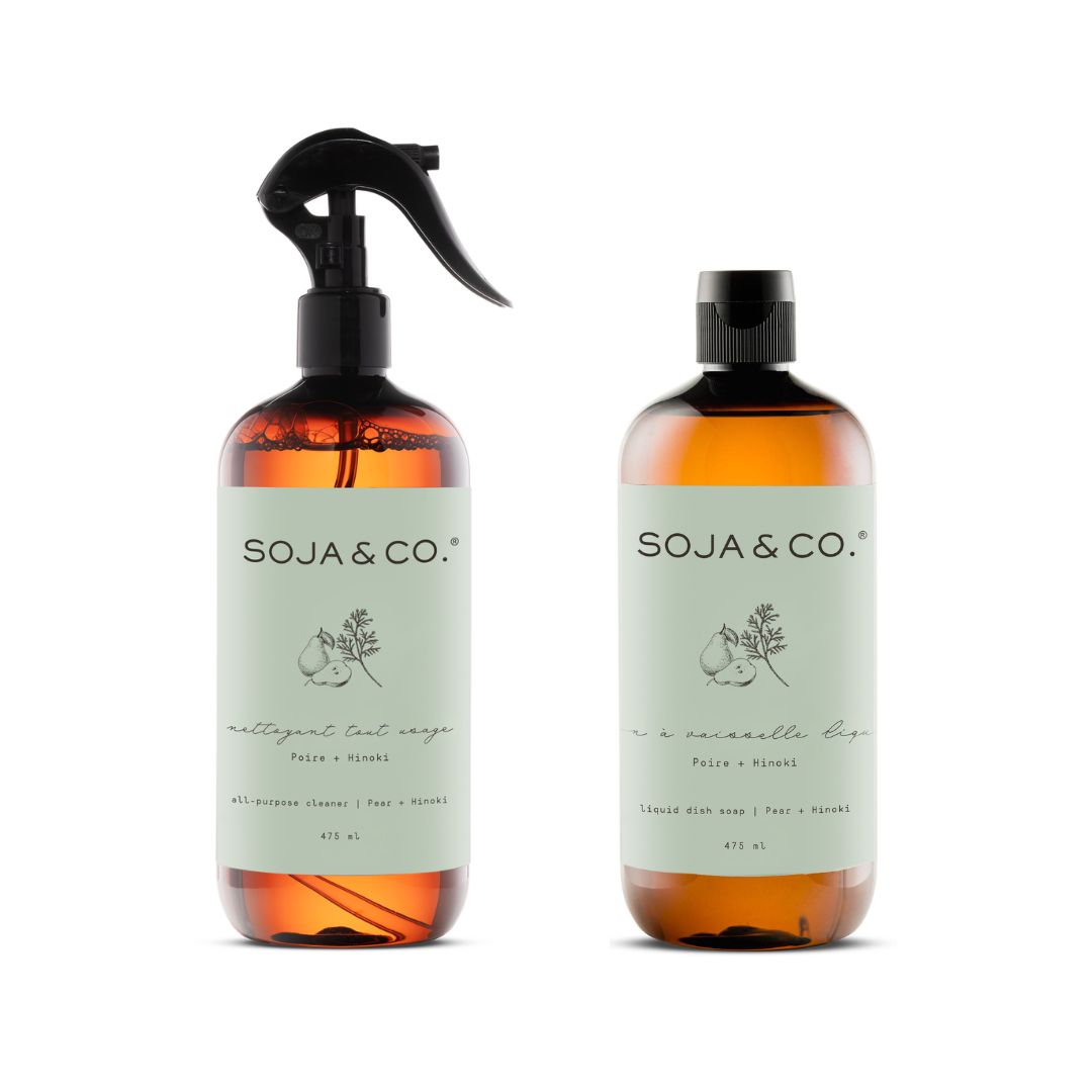 Duo ménage | Poire + Hinoki - SOJA&CO.®