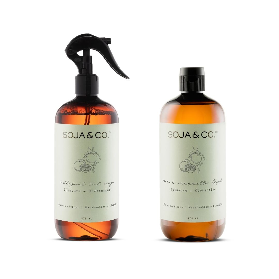 Duo ménage | Guimauve + Clémentine - SOJA&CO. ™