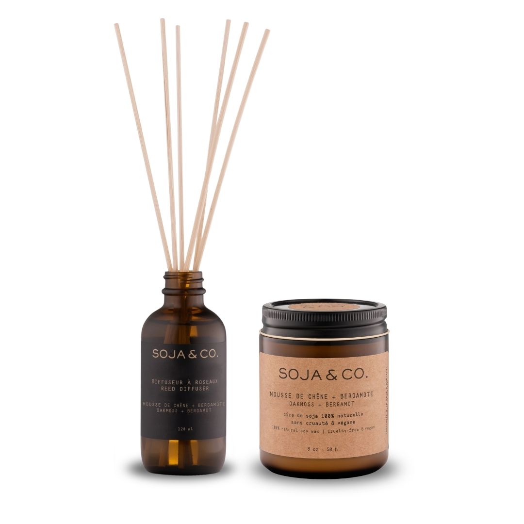 Duo | Mousse de chêne + Bergamote - SOJA&CO.®