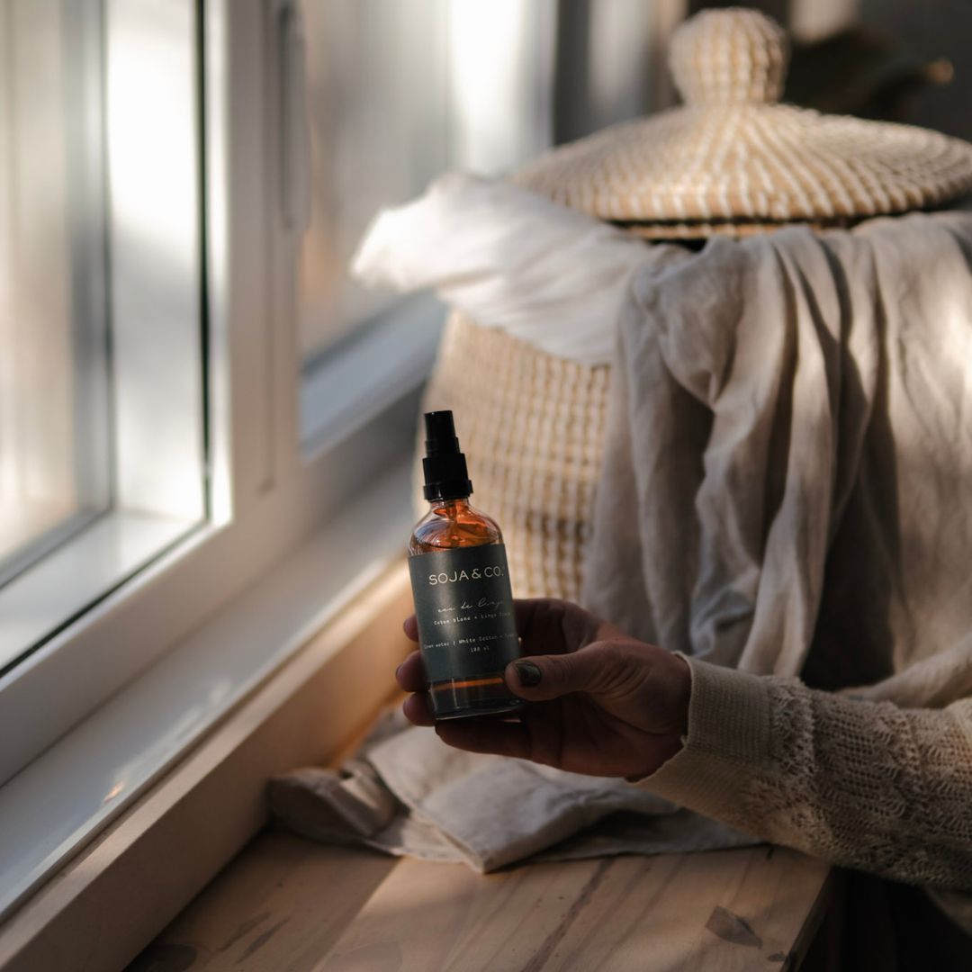 Eau de linge 100 ml | Coton blanc + Linge frais - SOJA&amp;CO.®