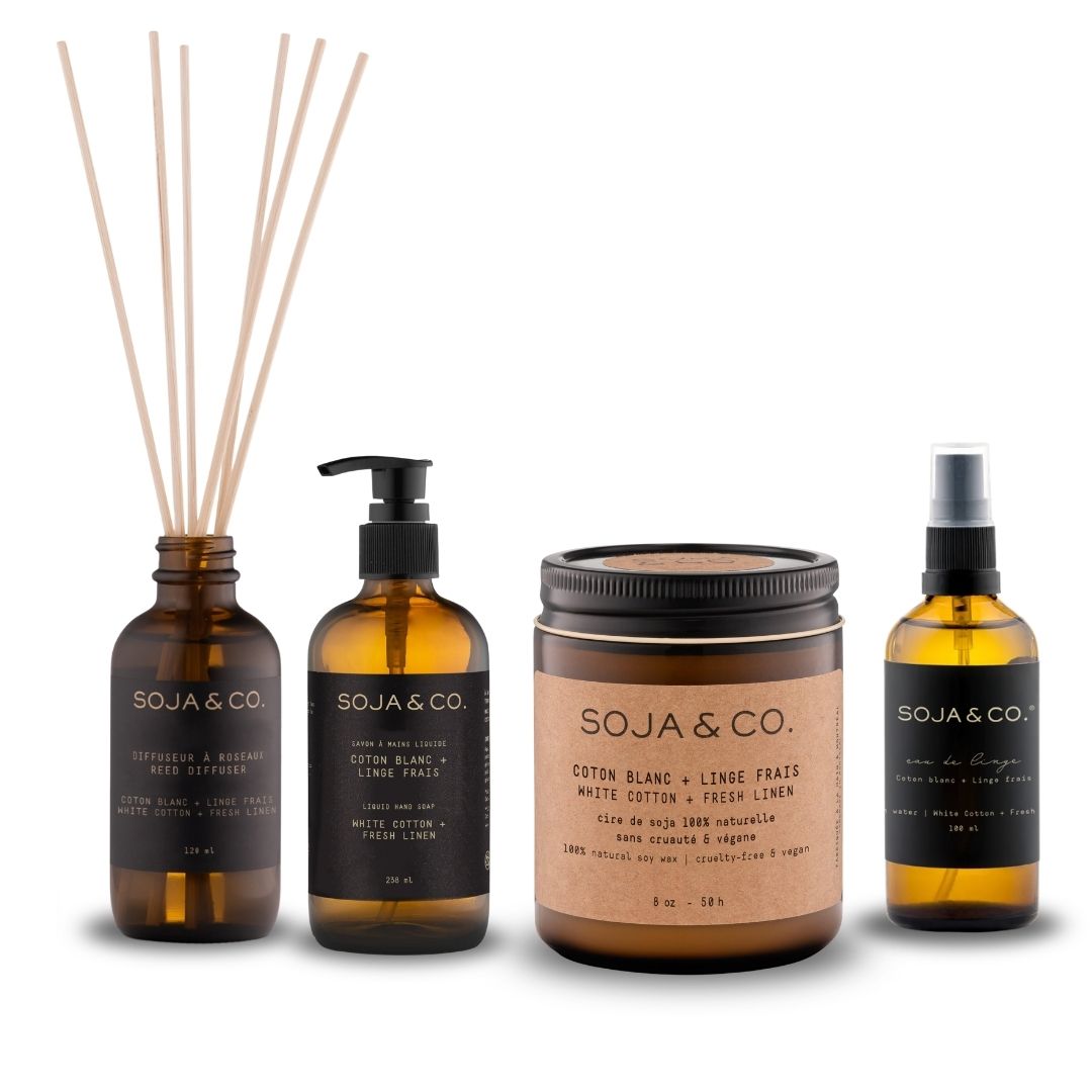 Ensemble | Coton blanc + Linge frais - SOJA&CO.®
