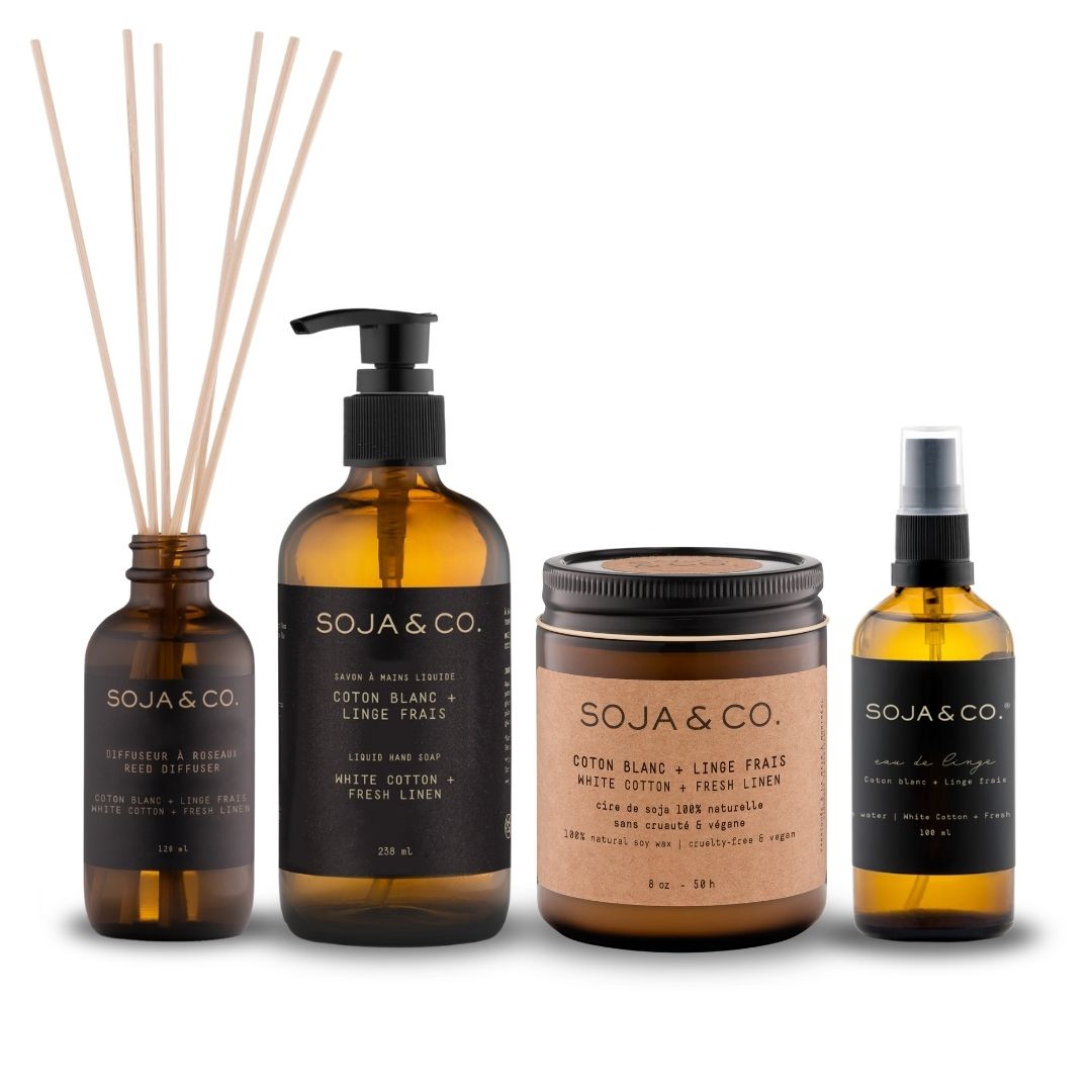 Ensemble | Coton blanc + Linge frais - SOJA&CO.®