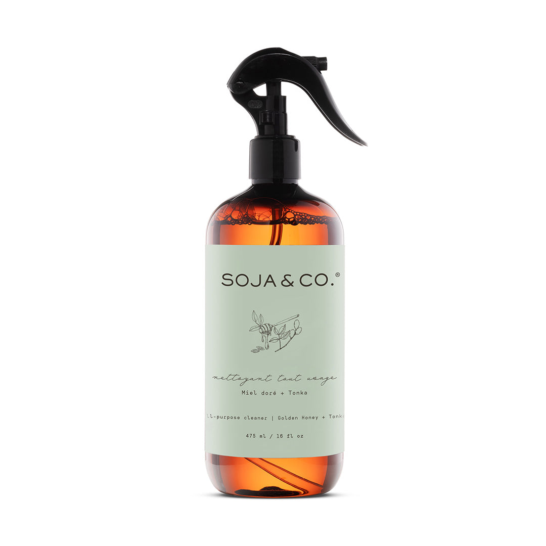 Nettoyant tout usage 475 ml - Miel doré &amp; Tonka - SOJA&amp;CO.