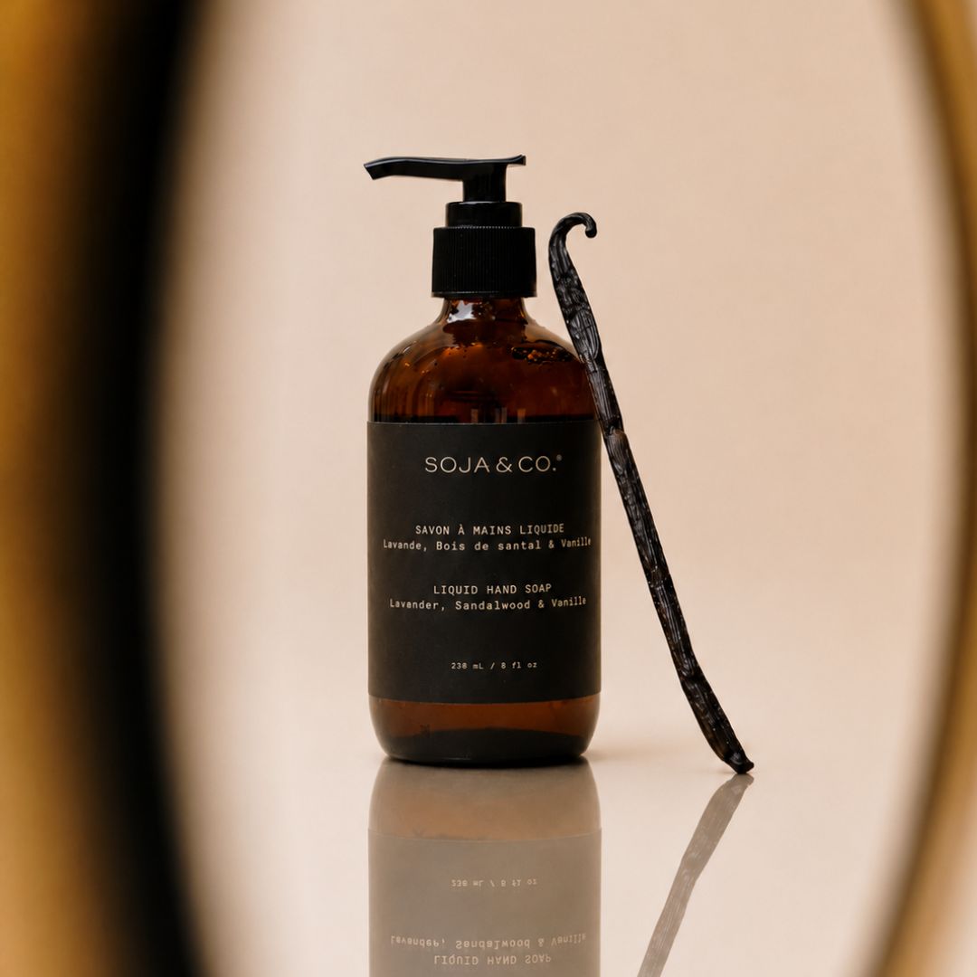 Savon à mains liquide | Lavande, Bois de santal & Vanille | SOJA&CO.