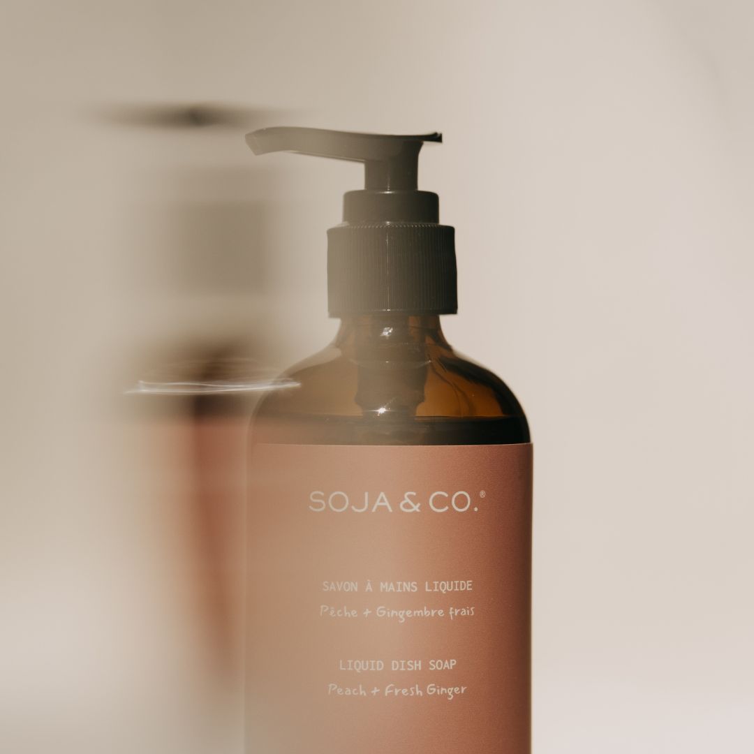 Savon à mains liquide | Pêche + Gingembre - SOJA&CO.