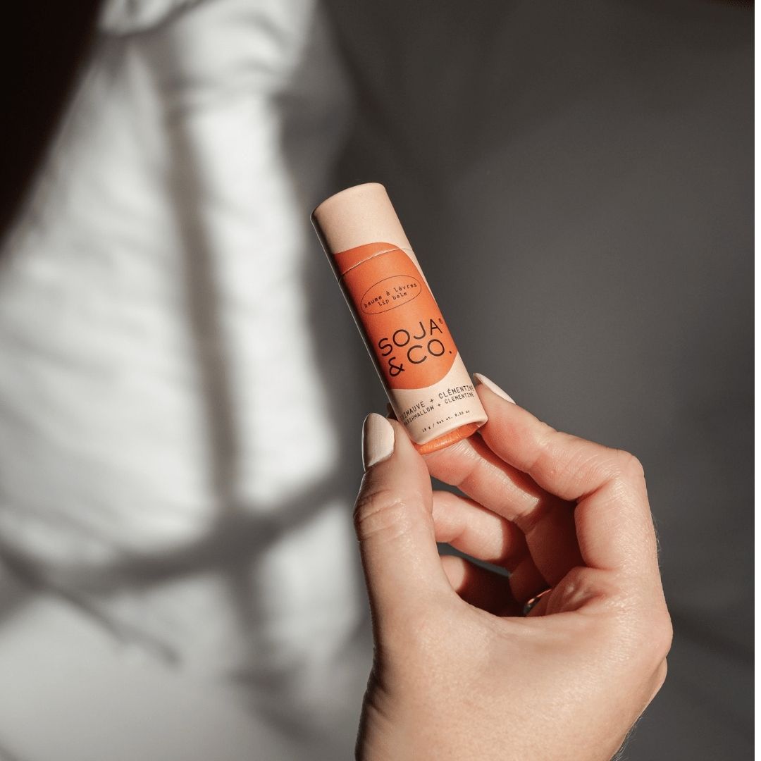 Baume à lèvres | Guimauve + Clémentine - SOJA&CO. ™