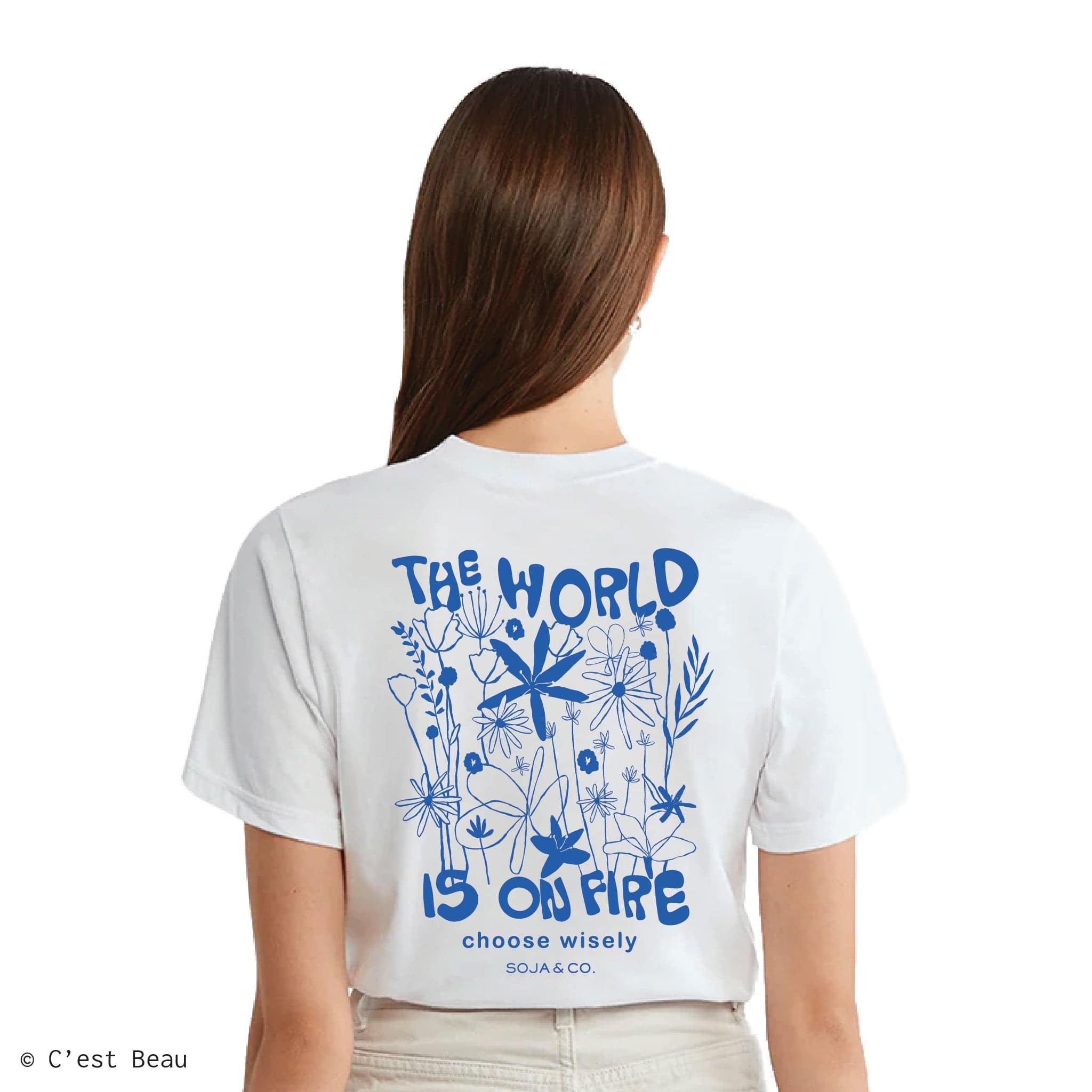 T-shirt «The world is on fire» — SOJA&amp;CO. - SOJA&amp;CO. ™