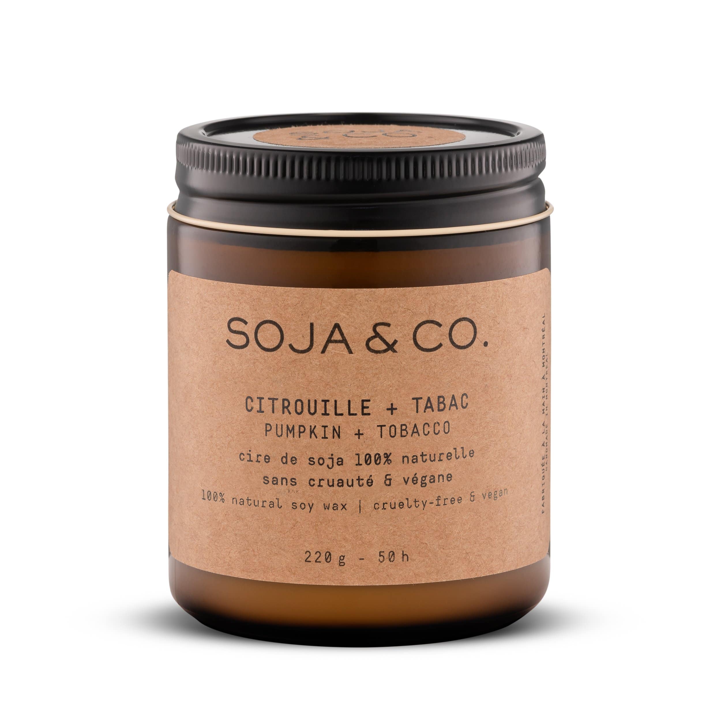 Bougie | Citrouille + Tabac - SOJA&CO. ™